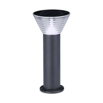 Minimalist Cylindrical Solar Garden Light with IP65 Waterproof for Parks