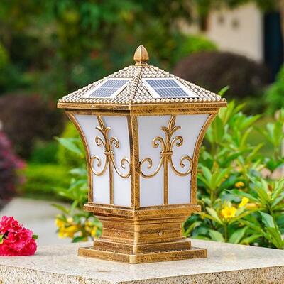 Outdoor Remote Control 360 Beam Angle Walls Solar Powered LED  Headlights