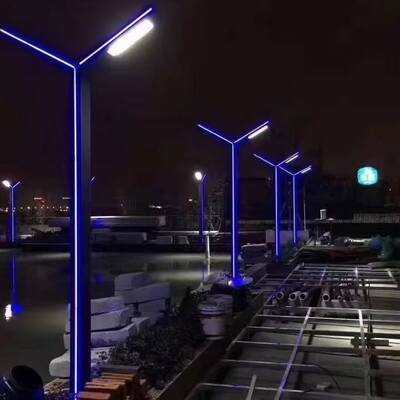 Outdoor Y-Type LED 3 Meters Aluminum Profile AC-Powered Street Lamp for Residential Park