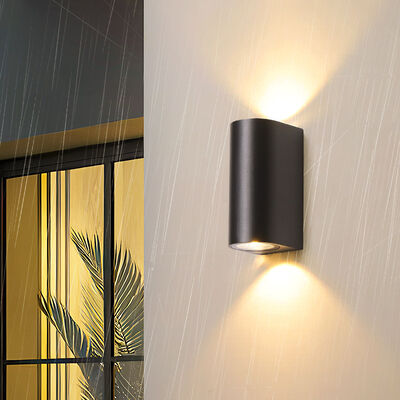 Modern Minimalist Waterproof Aluminum Base LED Wall Lamp for Hotels Aisles Living Rooms Bedrooms
