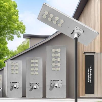 Durable Solar Street Lights Featuring IP65 Rated Water Resistant and Dustproof Construction with High Brightness LED for Outdoor