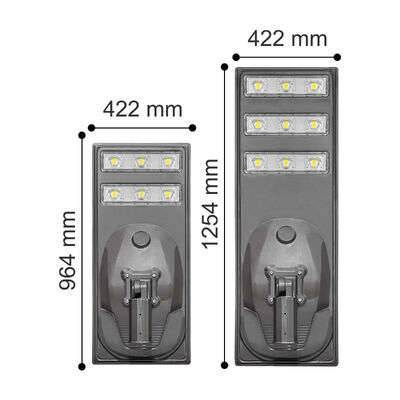 Solar Street Lights Designed for Outdoor Solar Powered Ultra Bright LED IP65 Waterproof Dustproof with Manual Control and Certified