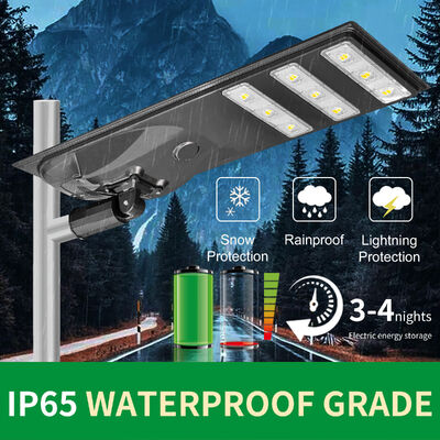 Solar Street Lights Designed for Outdoor Solar Powered Ultra Bright LED IP65 Waterproof Dustproof with Manual Control and Certified