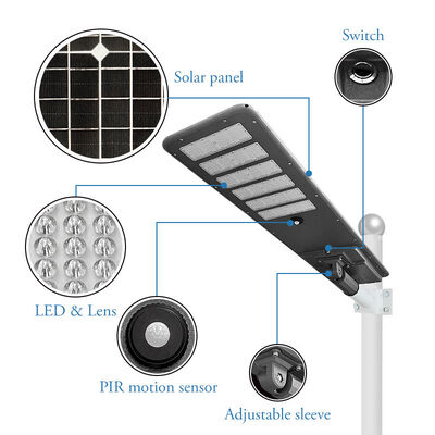 Solar Street Lights Ultra Bright LED Outdoor Lighting IP65 Waterproof Design for Municipal Rural Road Lighting and Public Space