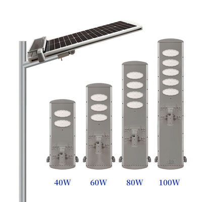 Solar LED Street Light IP65 EU CE Certified High-Power Super-Bright Self-Cleaning 40W-100W Road Lighting System
