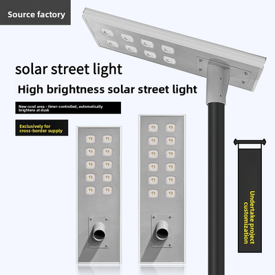 Solar Street Lights Providing Ultra Bright High Power LED Lighting and Easy Manual Control for Various Illumination Needs
